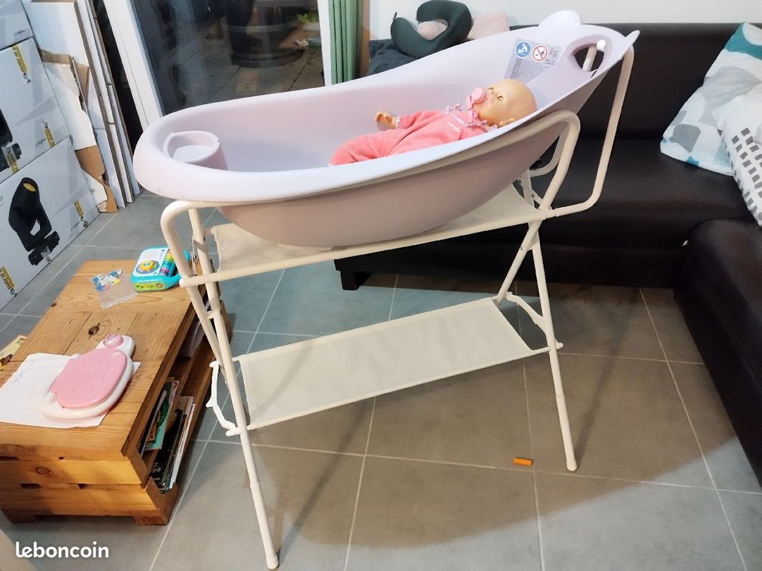 Baignoire bébé ourson mauve (image 6)