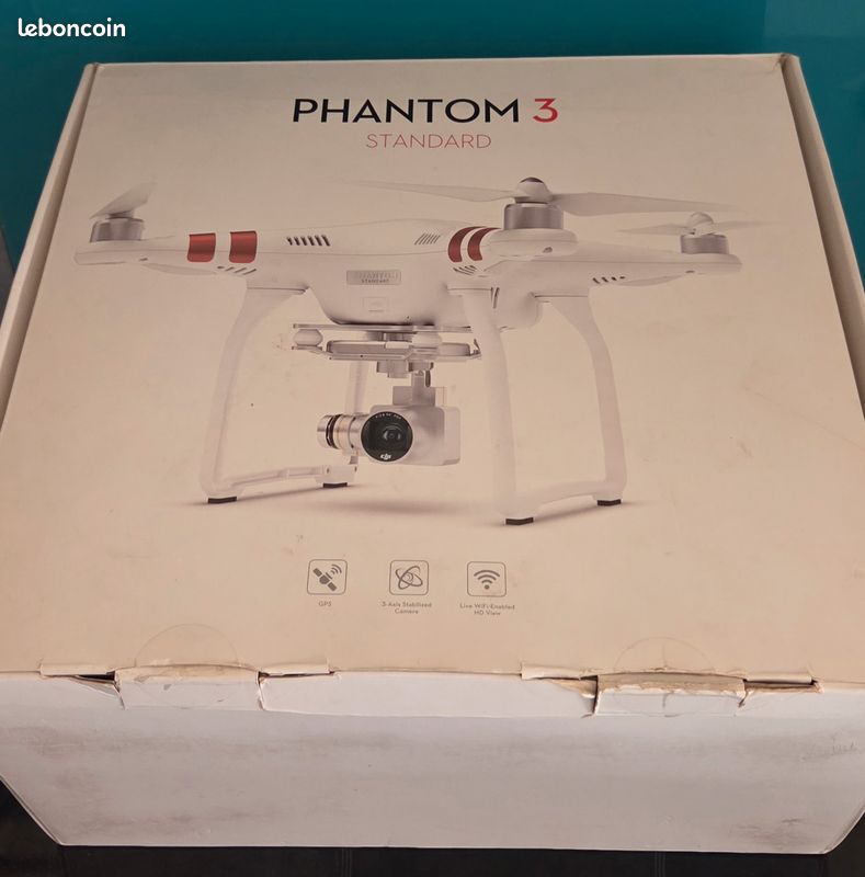Drone DJI Phantom 3 Standard – Très bon état (image 1)