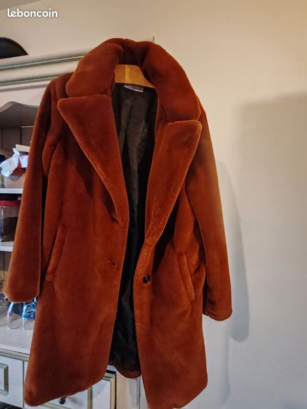 Manteau Camaïeu taille M marron (image 1)