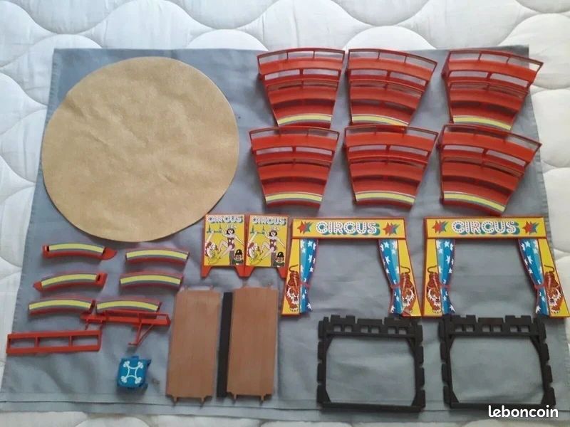 Playmobil cirque rouge vintage avec boite (image 3)