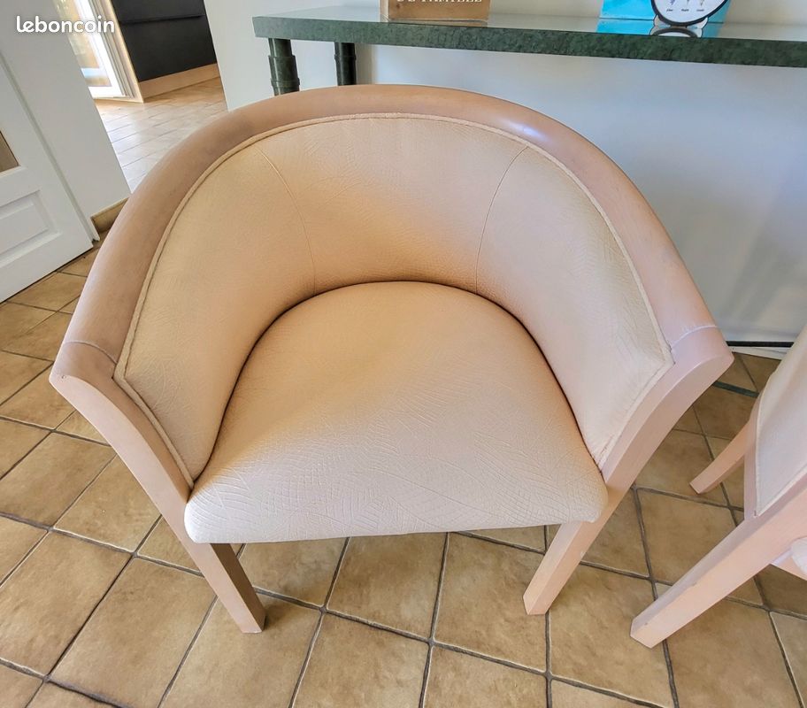 Lot de 2 fauteuils en tissu (image 3)