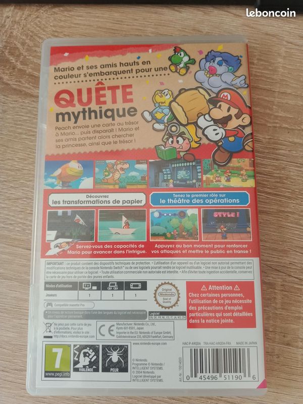 Jeux switch Paper Mario La Porte Millénaire (image 2)