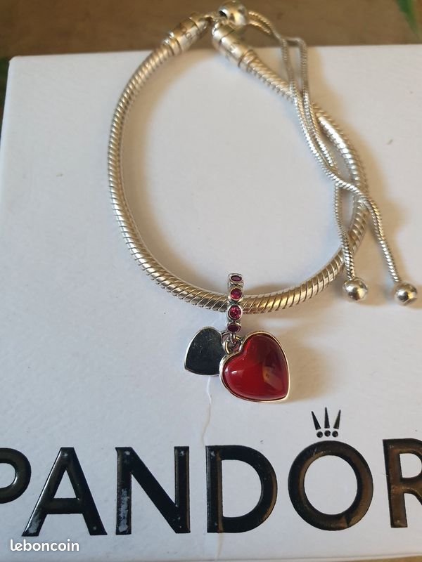 Charm cœur double pendentifs (image 1)