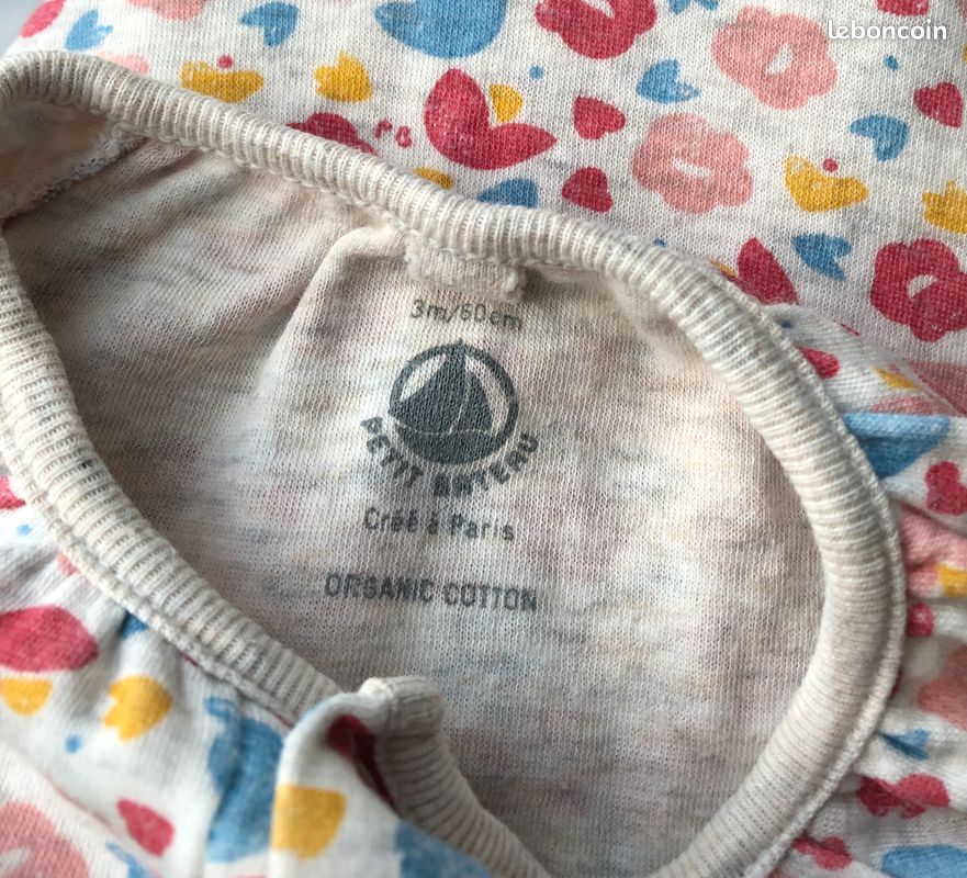Combinaison longue Petit Bateau 3 mois (image 3)