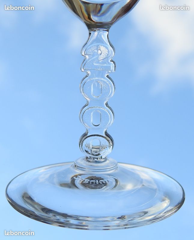 Lot De 6 Verres A Champagne Cristal Luminarc 19,5 cm x 4,8 (D'occasion