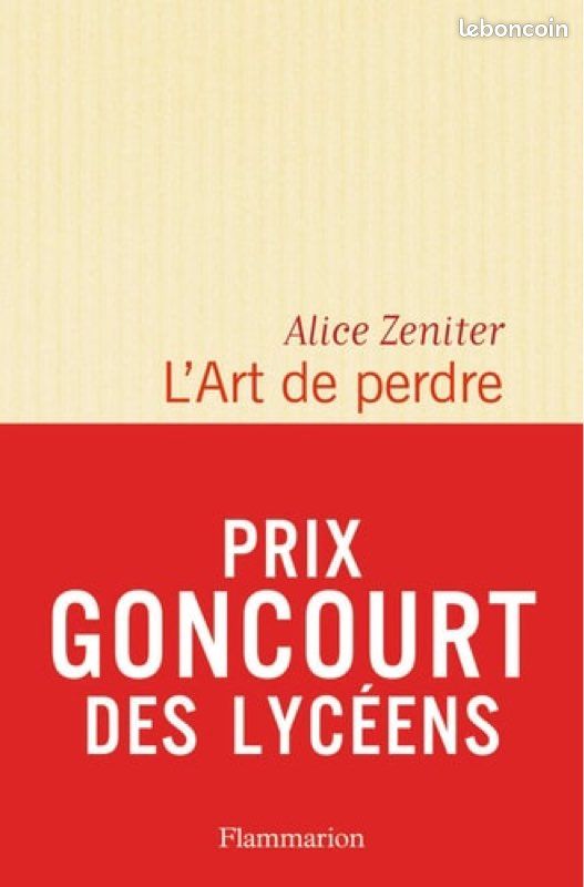 L’art de perdre Alice Zeniter (image 1)