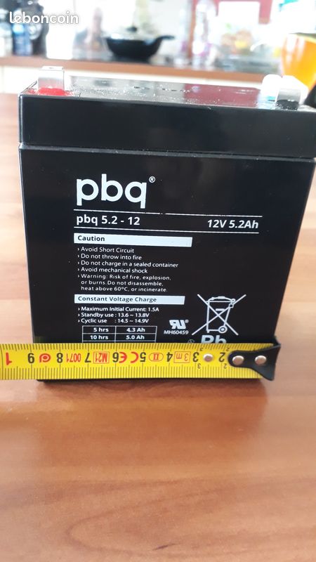 Batterie 12 volts / 5.2 Ah (image 1)