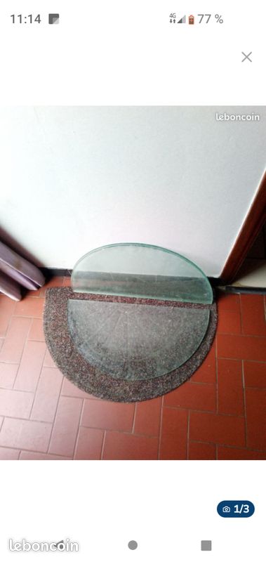 Lot de trois tablettes en verre pour étagère (image 3)