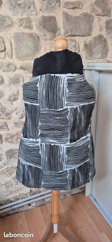 Doudoune femme sans manche noire Kokomarina (image 7)