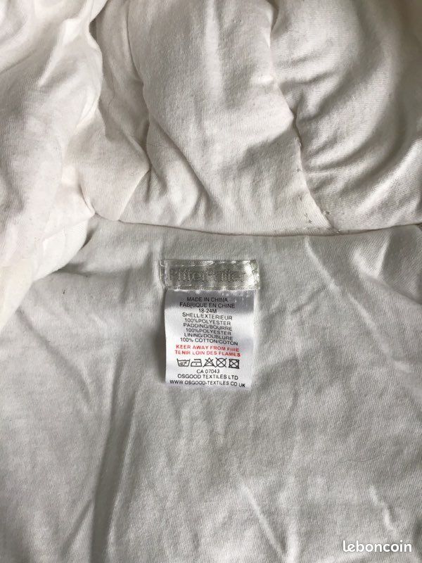 Veste blanche en coton (image 4)