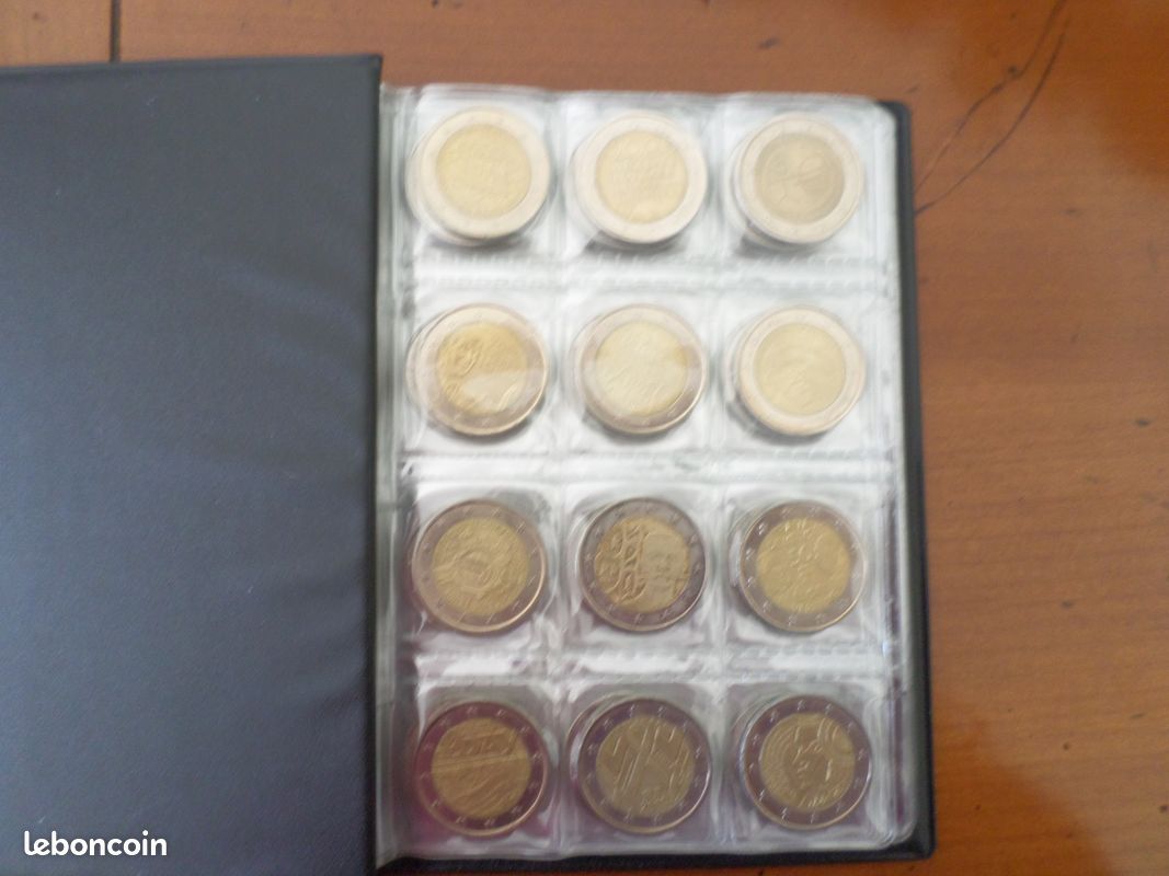 Larius Lot de 5 pochettes pour pièces de monnaie 35 compartiments jusqu'à 35 mm de diamètre