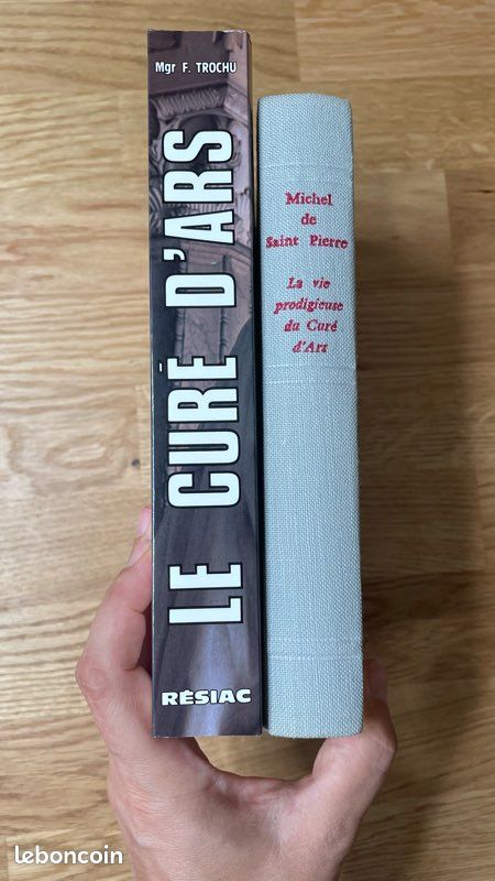Lot de 2 livres sur le Curé d’Ars – Francis Trochu - Michel de Saint Pierre (image 3)