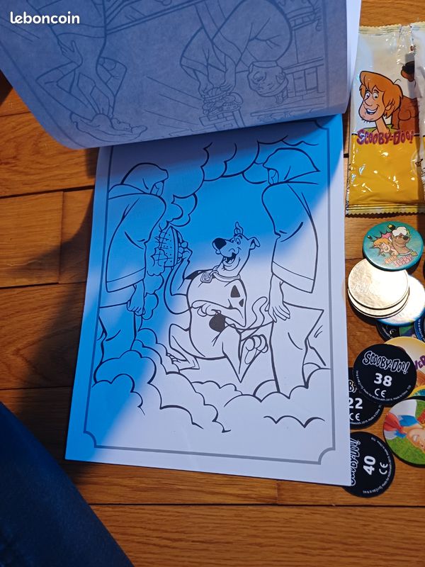 Lot dessin autocollant pogs scooby doo (image 7)
