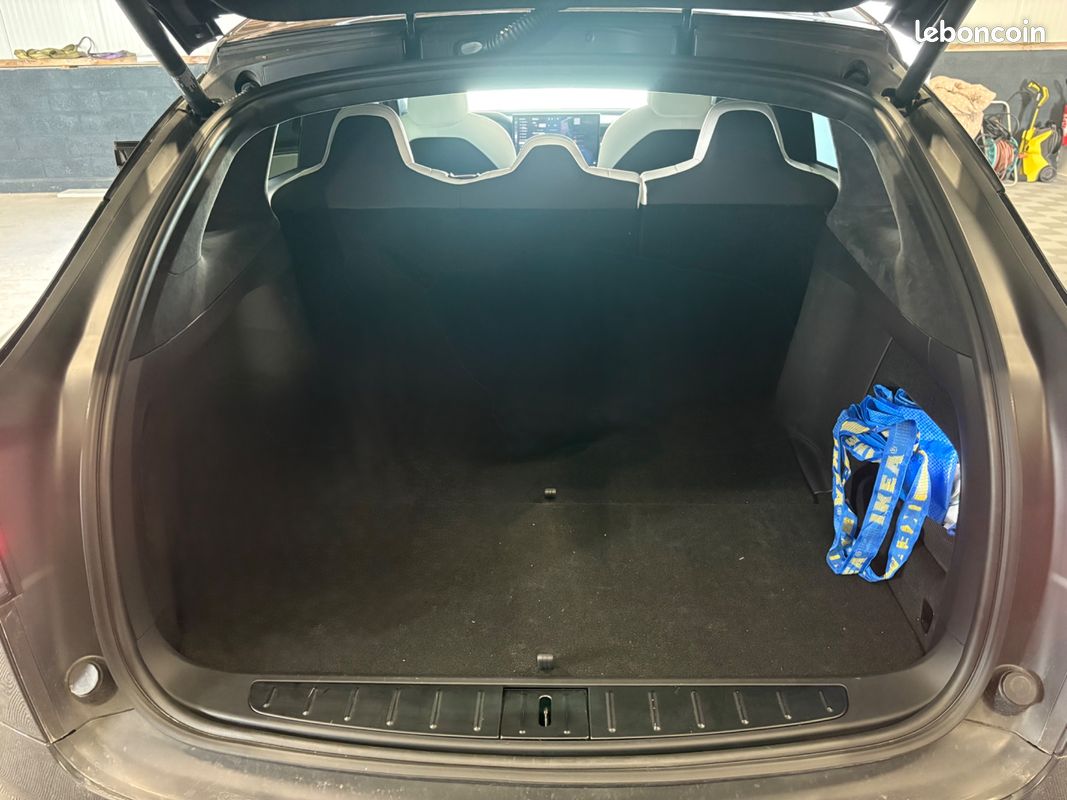 TESLA MODEL-X 100D ELECTRIC 685ch 296PPM 100KWH PALLADIUM 4WD DUAL-MOTOR BVA / VOLANT YOKE - FSD NIVEAU 4 (image 29)