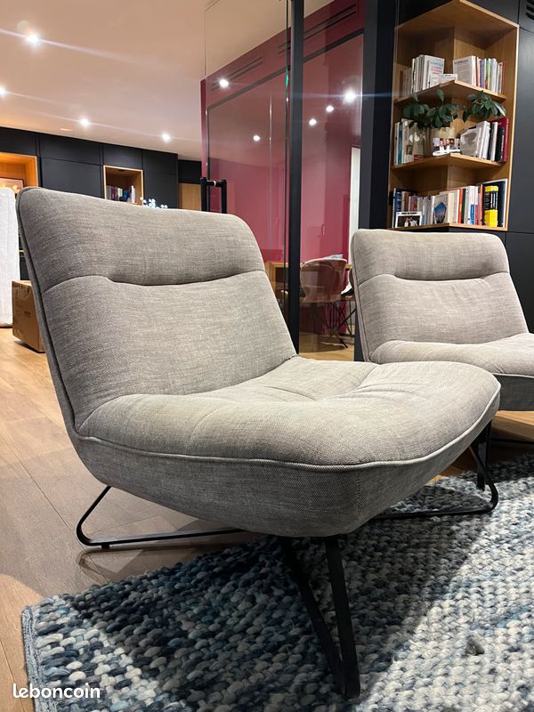 Lot de 2 fauteuils design La Redoute – très bon état (image 5)