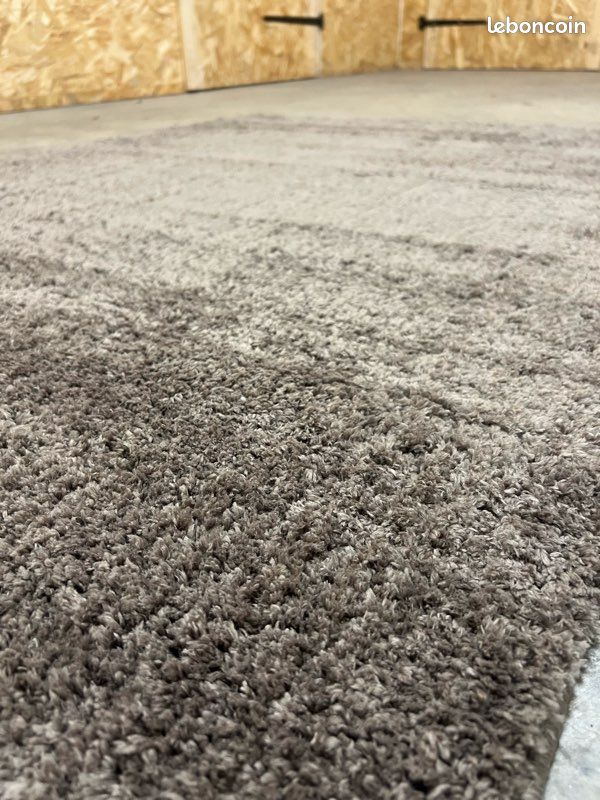 Tapis couleur taupe 120x170 (image 2)