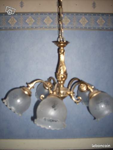 Lustre cuivre jaune (image 1)