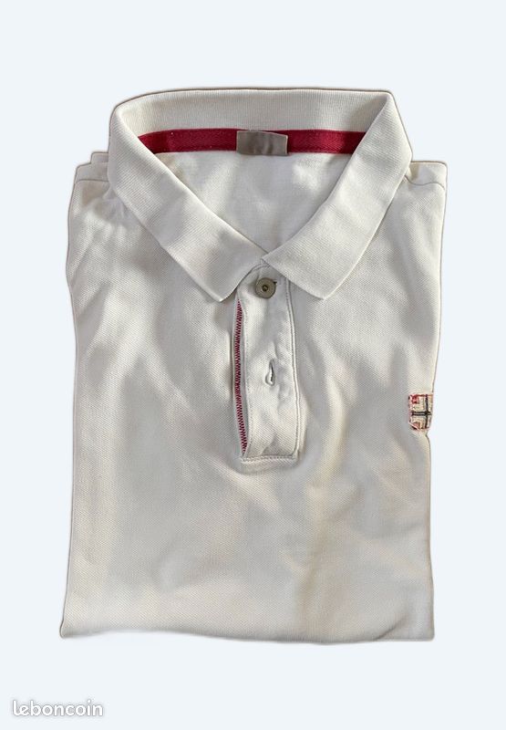 Polo napapijri blanc .tbe.xxl (image 1)