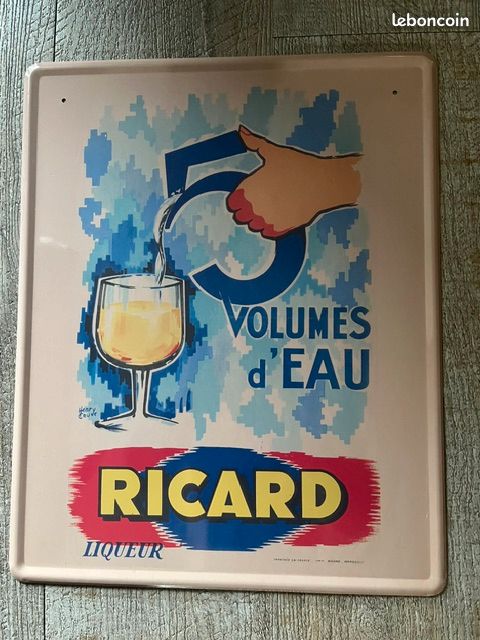 Plaque Métal Pub RICARD (image 2)