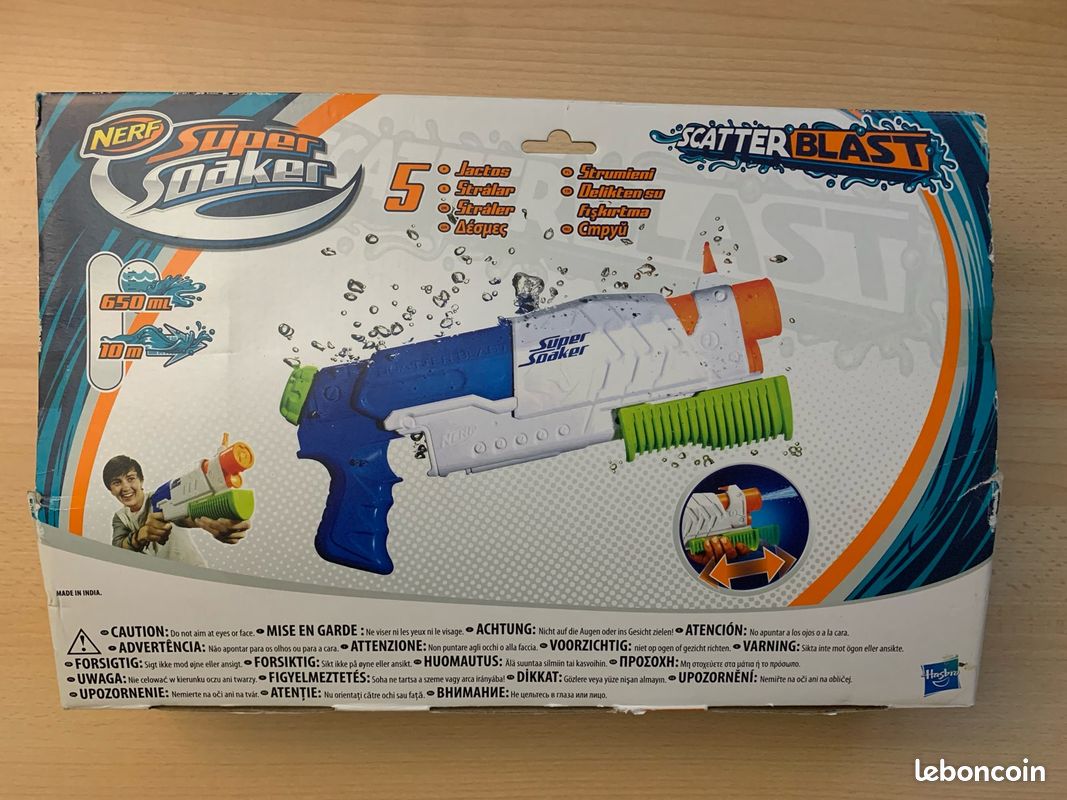 Pistolet à eau Nerf Super Soaker Scatter Blast (image 2)