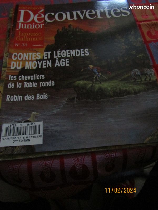 LAROUSSE GALLIMARD - ENCYCLOPéDIE DéCOUVERTES JUNIOR - LOT DE 10 - NUMéROTéS (image 10)