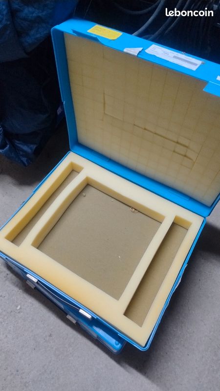 Malette rangement plastique bleue (image 2)