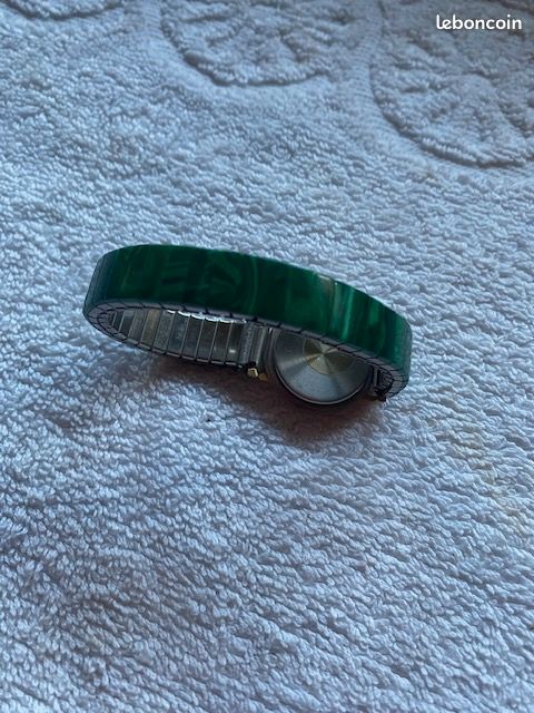 Montre Vintage Gérard De Réaumont Quartz - Boîtier Doré 25x35mm, Bracelet Acier - Made In France, Occasion