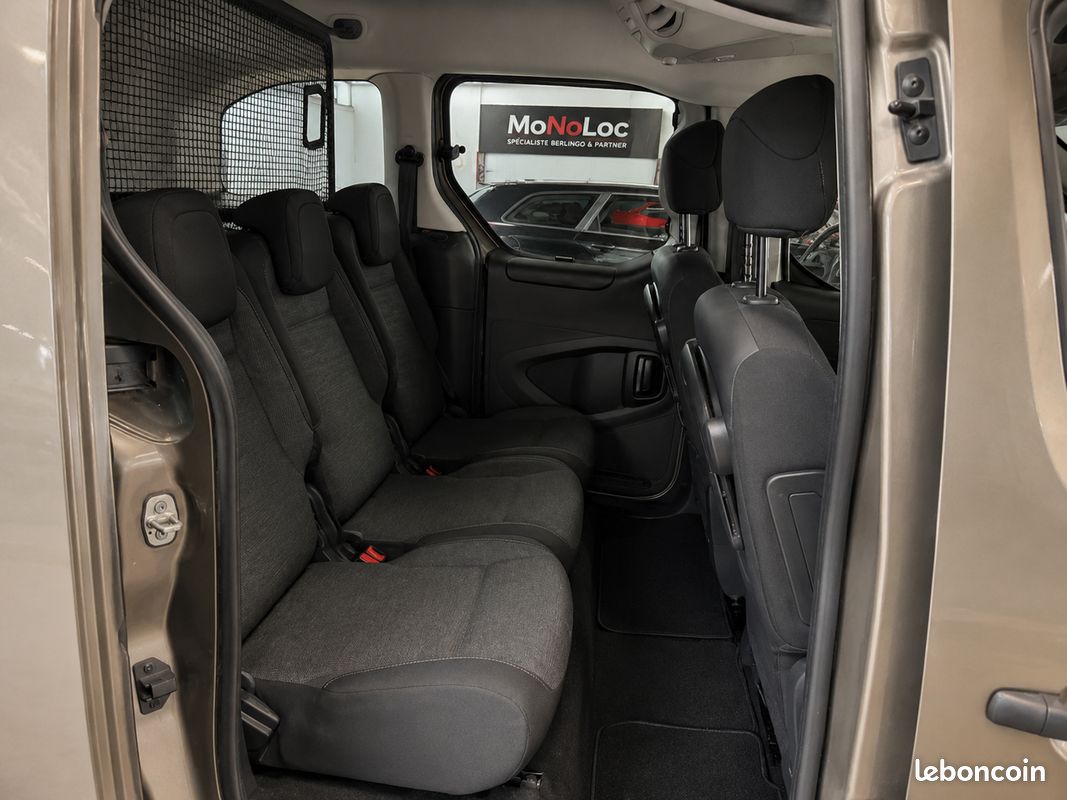 Berlingo 1,6 HDI Shine 120ch - V.Neuf 28.050e - Gtie 12+ - Satisfait/Remboursée pendant 15j - GPS 16/9 Carplay - Toit Panoramique - Régulateur - Caméra/Radar Recul - S.Chauffants - Attache R (image 4)