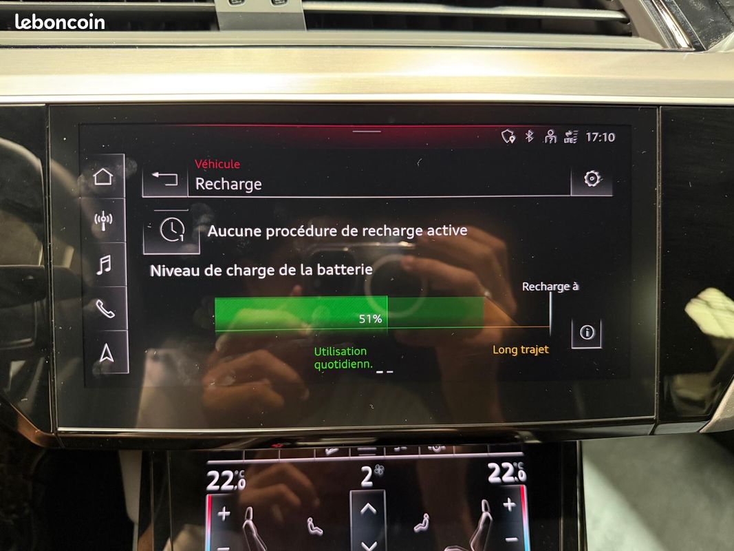 AUDI E-TRON 55 114KWH QUATTRO S LINE SIÈGES ÉLECTRIQUES CHAUFFANTS RÉGULATEUR ADAPTATIF CAMÉRa 360 (image 38)