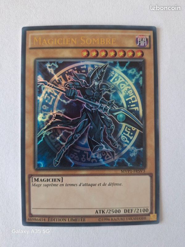 Carte Yu-Gi-Oh Magicien Sombre Édition Limitée MVP1-FRSV3 (image 1)