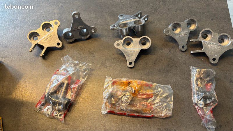 3 lots de SUPPORT DE RESSORT MOTEUR ET D'ÉCHAPPEMENT MALOSSI POUR MBK 51 Motobecane (image 3)