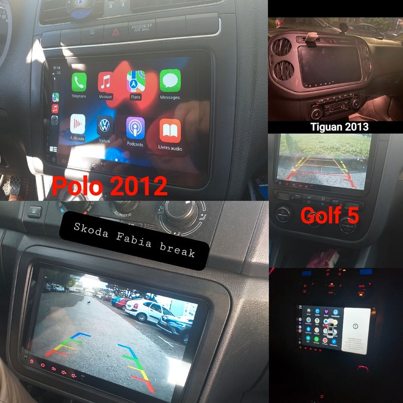 Autoradio Android Carplay VW Seat SKODA - Équipement auto