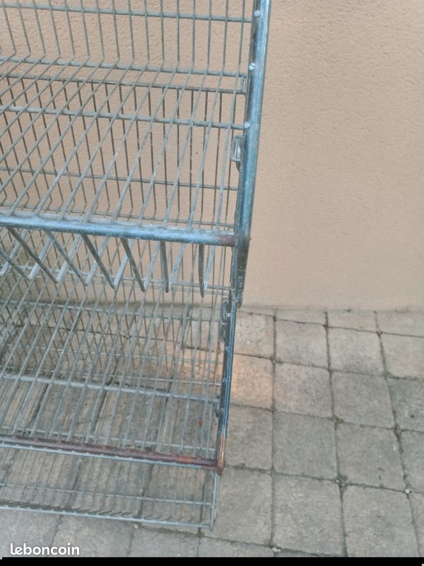 Étagère panier métallique empilable (image 4)