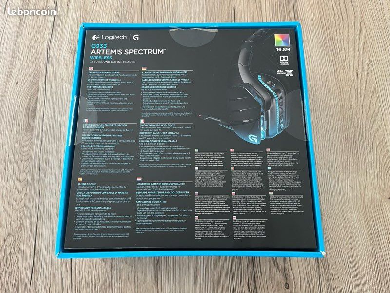 Casque Gaming Logitech G933 Artemis Spectrum (image 5)