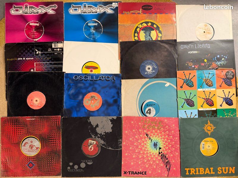 16 Vinyls Trance techno 90 Lot n°6 (image 1)