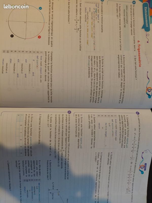 Livret cahier d'algo 1ère spécialité (image 4)