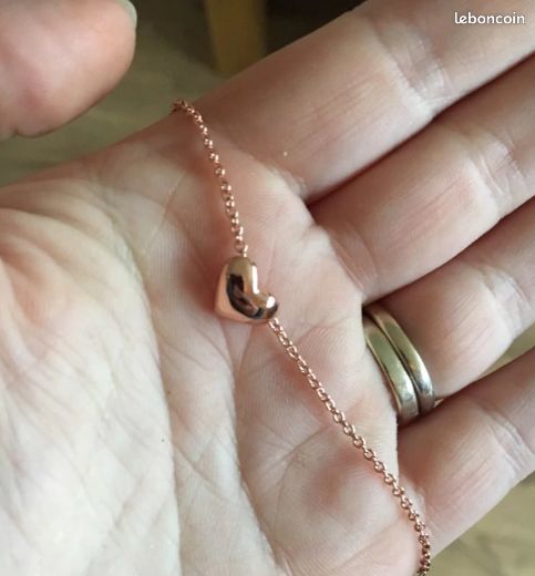 Bracelet Femme Petit Coeur Doré (image 2)