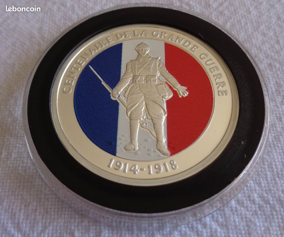 Pièce « Centenaire de la Grande Guerre » éditée par la Société Française de la Monnaie (image 2)