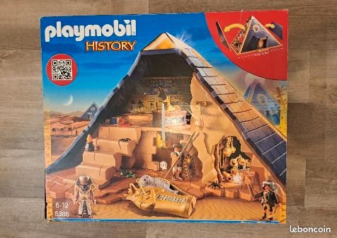SYMPA PIÈCE DÉTACHÉ Pyramide du pharaon 5386 Playmobil ( mur R ) 2211