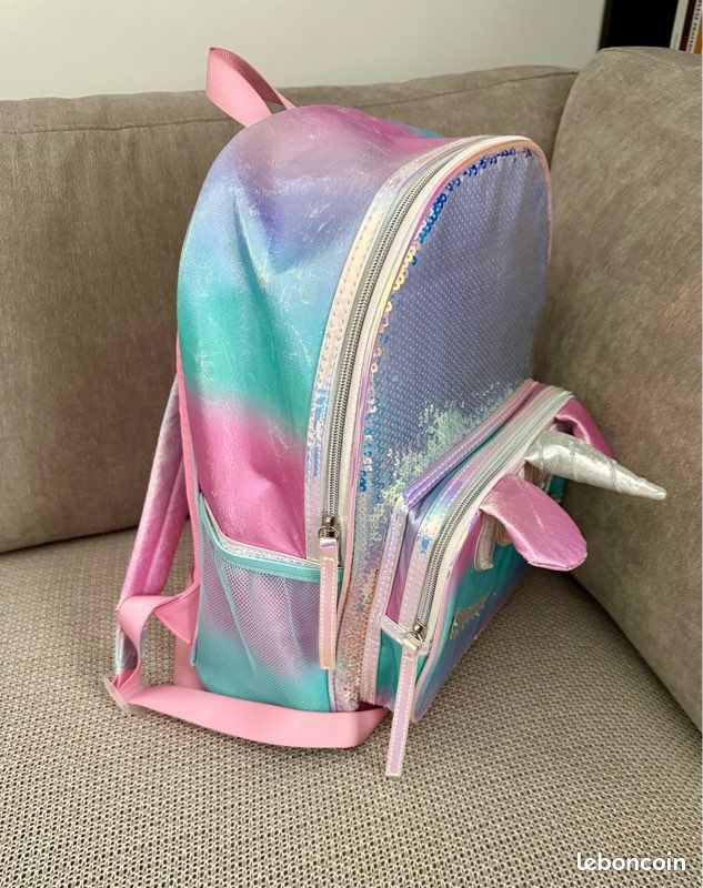 Unicorn Mini Sac A Dos Claires Sac à Dos Fille Licorne En Sequins