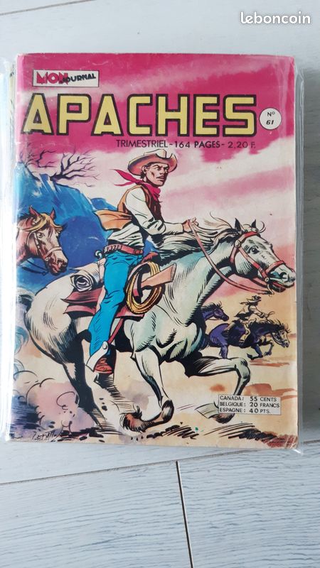 Lot de 3 Bd PF Apaches (image 1)