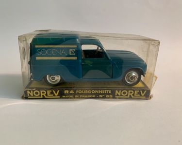 NOREV PLASTIQUE ANCIENNE RENAULT 4L FOURGONETTE CIBIÉ N° 65