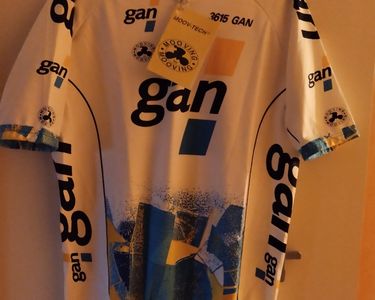 Maillot Cycliste Vintage 3615 GAN Mooving - Vélo Rare Ancien - Taille XL