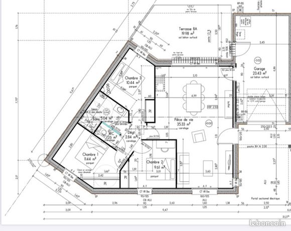 Location maison neuve 3 chambres