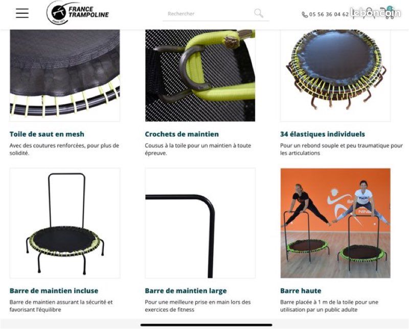 Trampoline fitness d’intérieur (image 4)