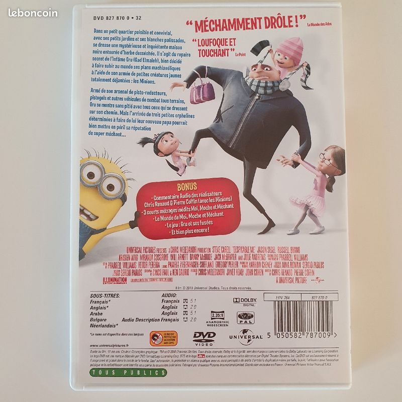 Moi moche et méchant dvd (image 2)