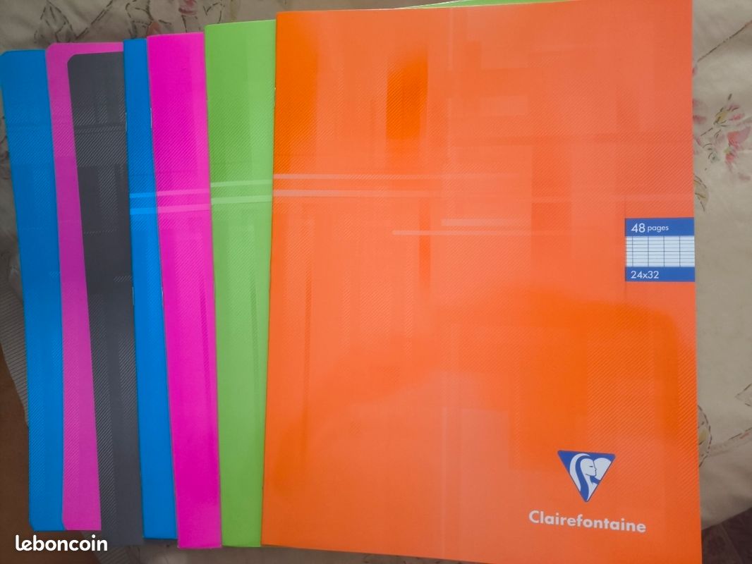 Lot des 12 cahiers clairefontaine (image 1)