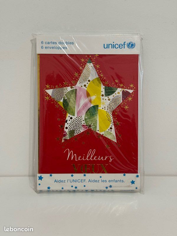 UNICEF Lot de 10 cartes de Noël Illustrations