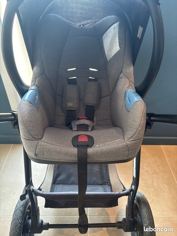 Test de la poussette combinée Lionelo Bianka 3 en 1 (Grey