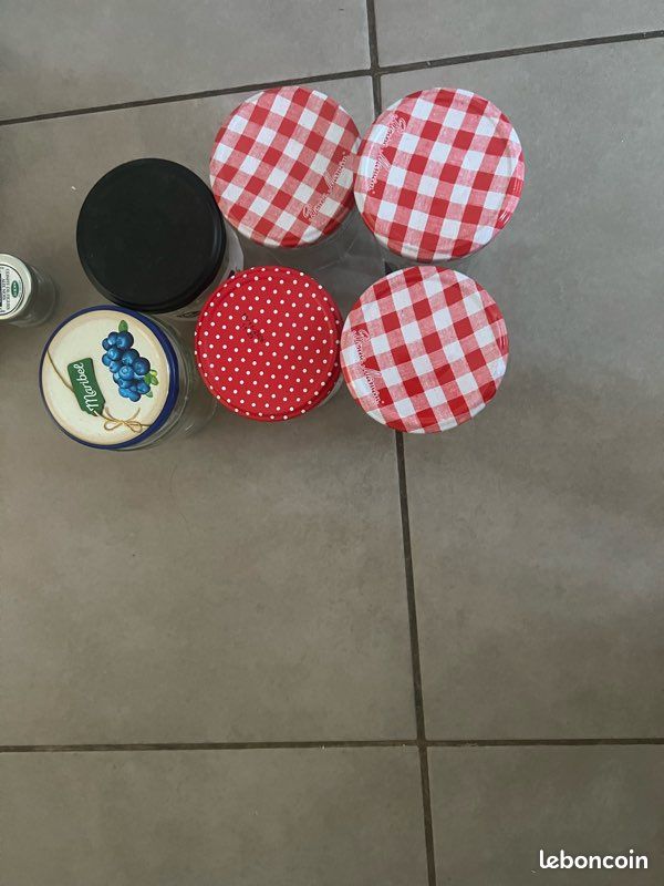 Pots bocaux en verres pour confiture (image 2)